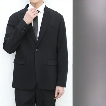 Riolio Casual Leisure Men's Suit Set High School Student Sle Versatile JK Class orm Jaet Straight Cut Casual Long Sve